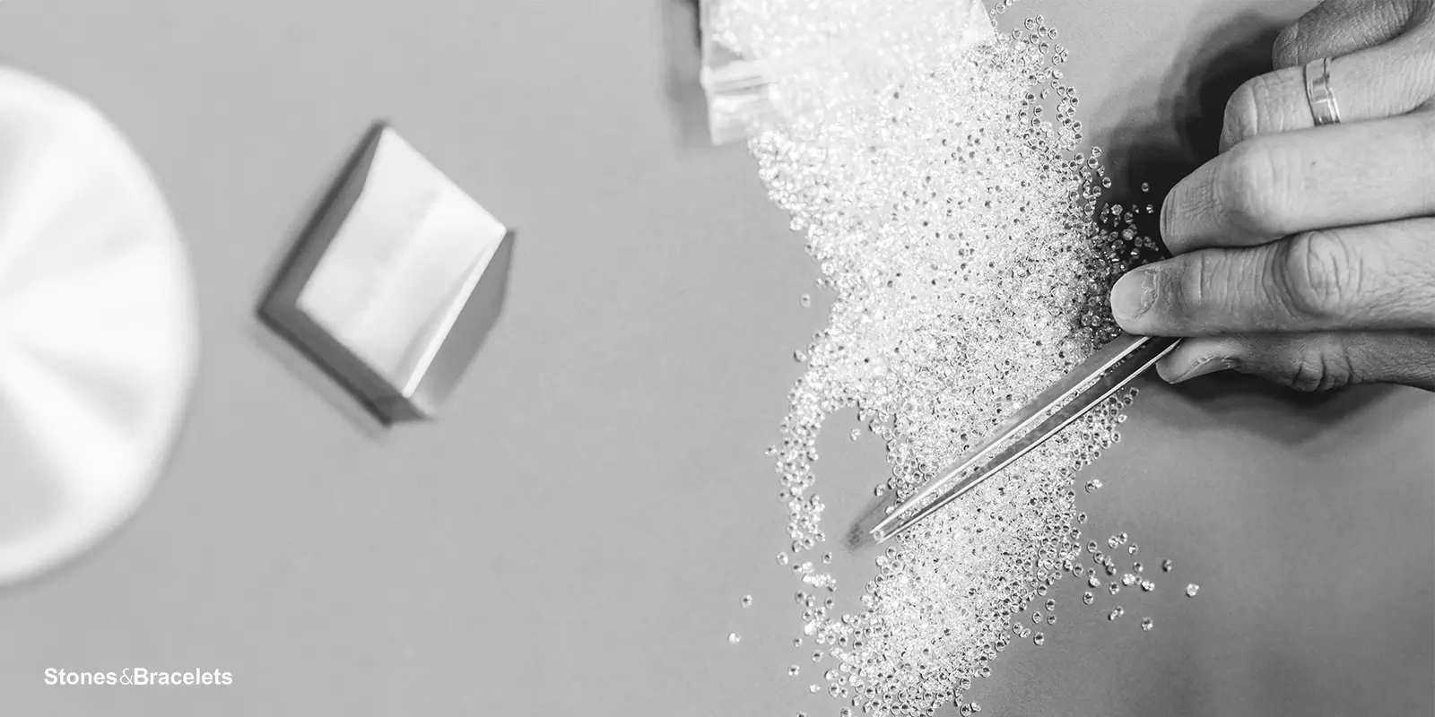 Selecting diamonds in a parcel of hundreds of carats