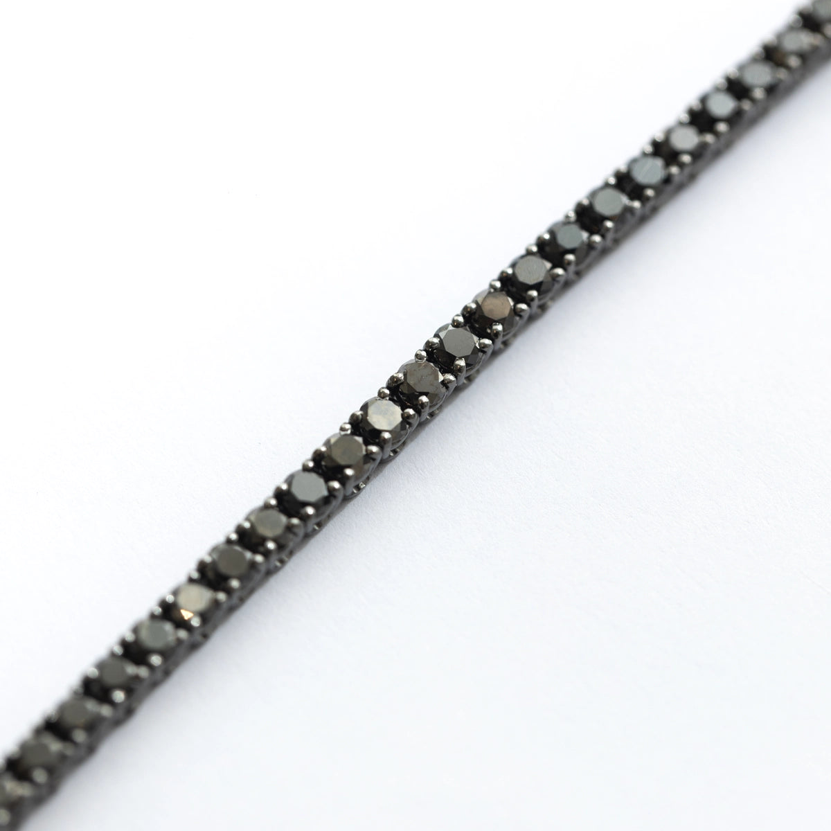Black Diamond Tennis Bracelet