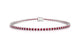 Avila | Round ruby tennis bracelet