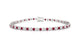 Bengal | Round ruby & diamond tennis bracelet