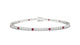 Bengal | Round ruby & diamond tennis bracelet
