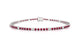 Bengal | Round ruby & diamond tennis bracelet