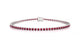 Bengal | Round ruby tennis bracelet