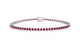 Bengal | Round ruby tennis bracelet