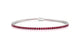 Firenze | Round ruby tennis bracelet