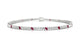 Venezia | Marquise ruby & diamond tennis bracelet